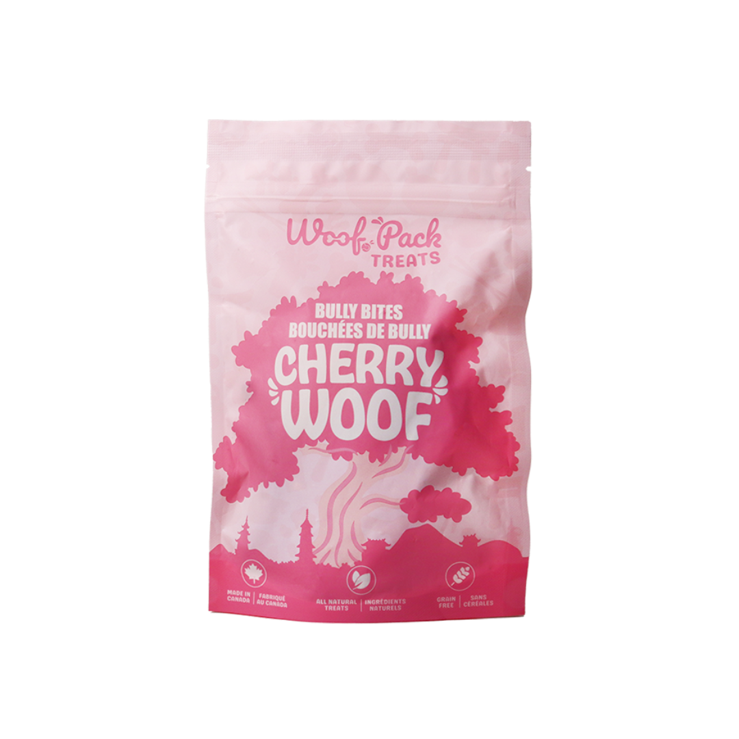 Yappetizers Cherry Woof-Beef Bully Bites